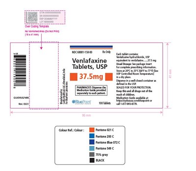 Venlafaxine Tabs 37.5mg 100 Tablets Rev0614